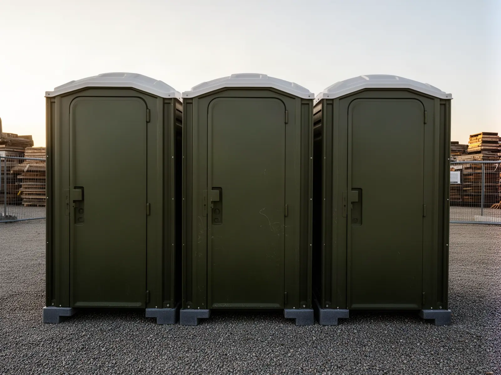 Clean porta potty unit from Kane & Ward Porta Potties in Mesquite, TX